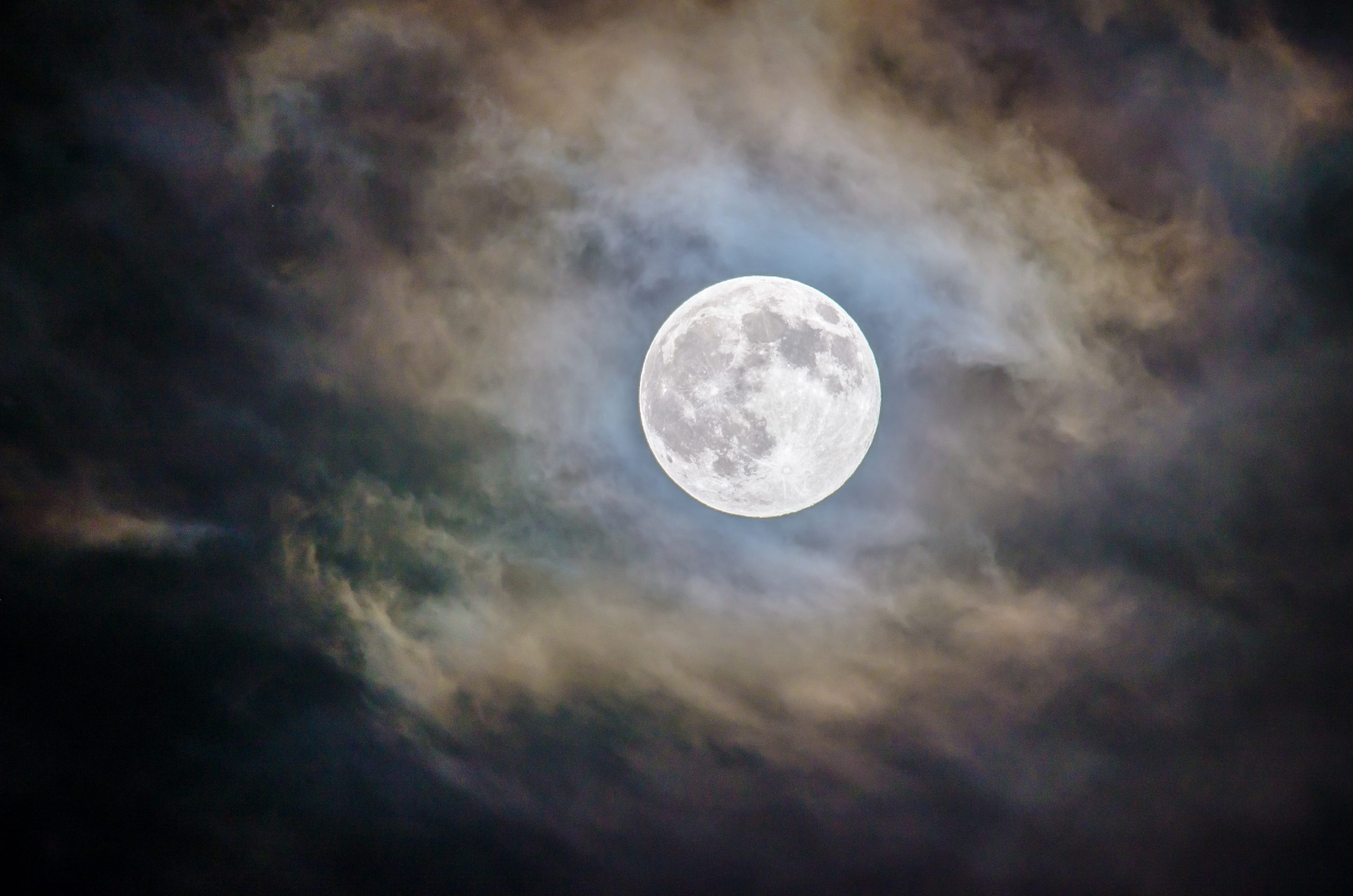 nJoy Vision Halloween Eye Safety story image of full moon lighting up a dark night that could cause eye injuries