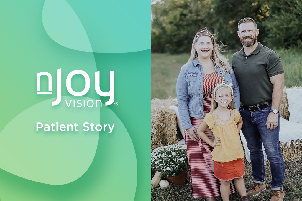 nJoy Vision Oklahoma City LASIK Tanner Tate Patient Story blog post feature image