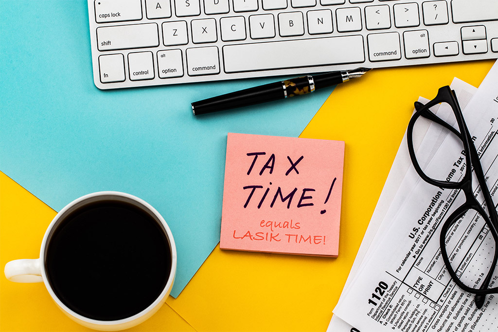 nJoy Vision Blog Turn Tax Season into LASIK Season Feature Image