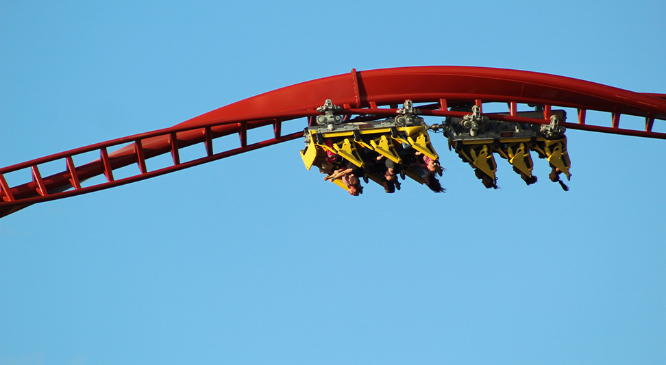 nJoy Vision Summertime is LASIK blog post story image of a rollercoaster