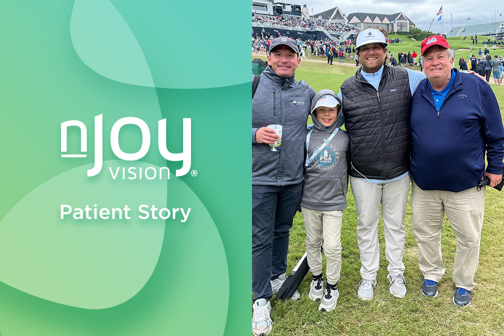 nJoy Vision LASIK Blog Eddie Radosevich LASIK Journey Feature Image