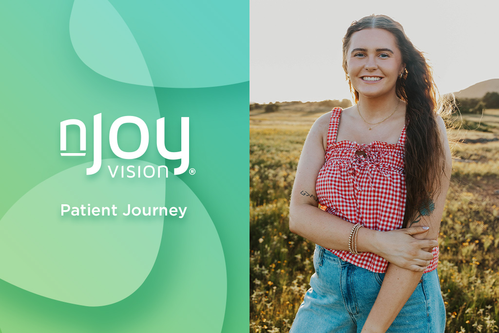 nJoy Vision OKC LASIK and Lens Replacement Blog Allie Ditmore LASIK Patient Journey Feature Image